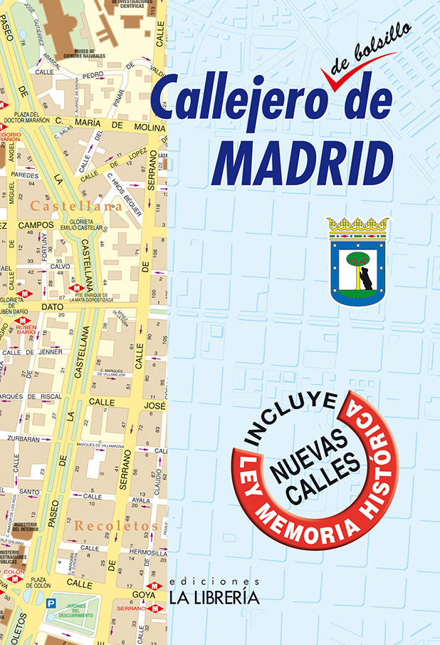 CALLEJERO DE BOLSILLO DE MADRID, de EDICIONES LA LIBRERIA | portada del libro