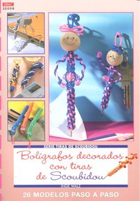 Serie Scoubidou nº 8. BOLÍGRAFOS DECORADOS CON TIRAS DE SCOUBIDOU, de Walz, Inge | portada del libro