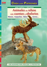 Animales en relieve con cuentas y abalorios, de Moras, Ingrid | portada del libro