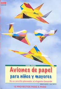 Aviones de papel para niños y mayores, de Lucio | portada del libro