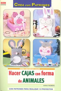 Hacer cajas con forma de animales, de Padberg, Anna | portada del libro