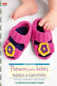 Patucos para bebés tejidos a ganchillo | portada del libro