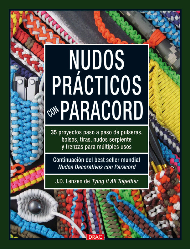 Nudos prácticos con paracord, de Lenzen, J.D | portada del libro