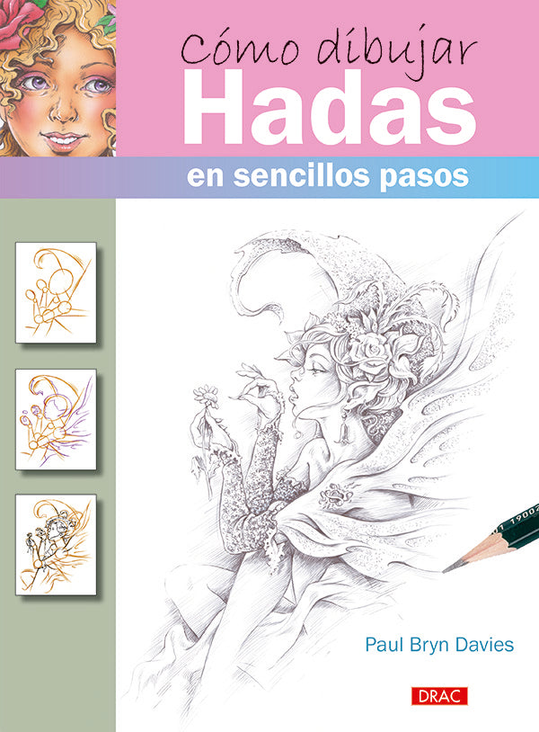 Cómo dibujar hadas en sencillos pasos, de Davies, Paul Bryn | portada del libro