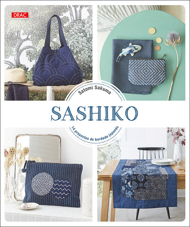 Sashiko. 14 proyectos de bordado japonés, de Sakuma, Satomi | portada del libro