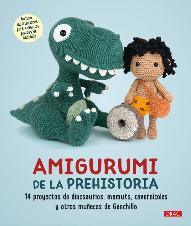 Amigurumi de la prehistoria, de Varios autores | portada del libro