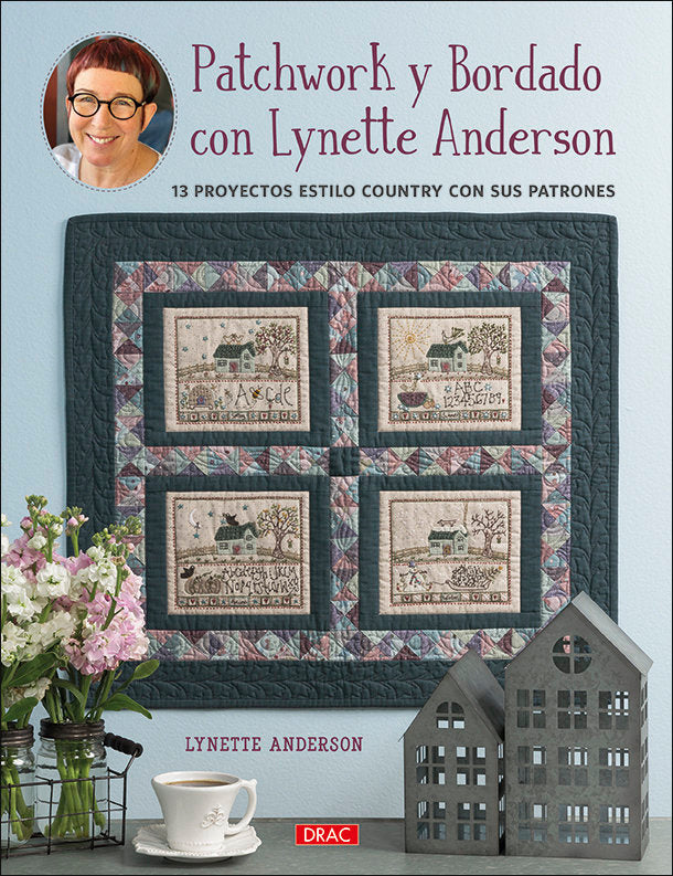 Patchwork y Bordado con Lynette Anderson, de Anderson, Lynette | portada del libro