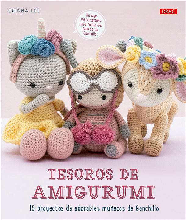 TESOROS DE AMIGURUMI, de LEE, ERINNA | portada del libro