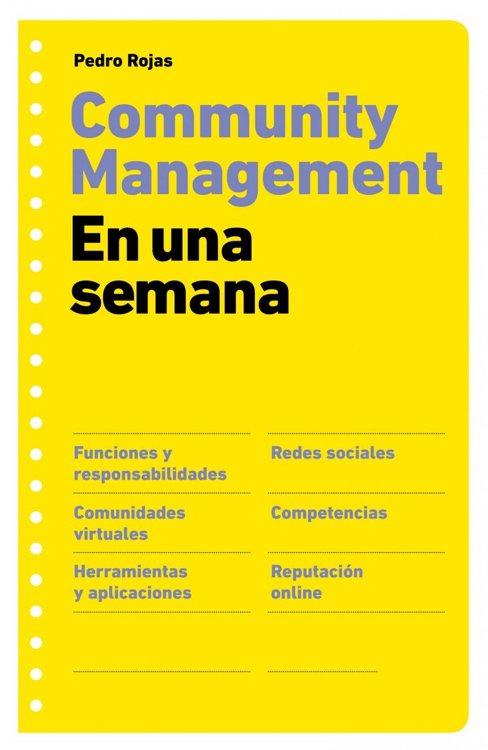 Community management en una semana, de Rojas | portada del libro