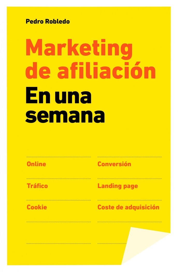 Marketing de afiliación en una semana, de Robledo, Pedro | portada del libro