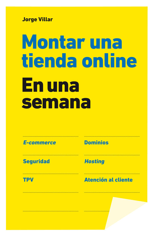 Montar una tienda online en una semana, de Villar Rodríguez | portada del libro