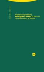 PRINCIPIOS Y VOTOS, de Gustavo Zagrebelsky | portada del libro