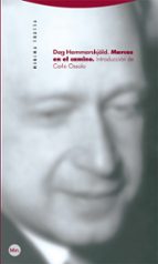 MARCAS EN EL CAMINO, de Dag Hammarskjöld | portada del libro