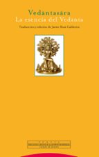 VEDANTASARA LA ESENCIA DEL VEDANTA, de Javier Ruiz Calderón | portada del libro