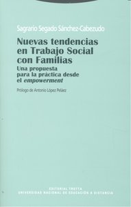 NUEVAS TENDENCIAS EN TRABAJO SOCIAL CON FAMILIAS, de Segado Sánchez-Cabezudo | portada del libro