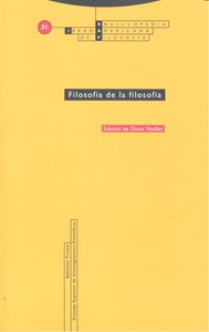 FILOSOFIA DE LA FILOSOFIA Nァ31, de AAVV | portada del libro