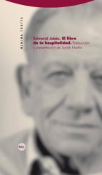 LIBRO DE LA HOSPITALIDAD,EL, de Edmond Jàbes | portada del libro