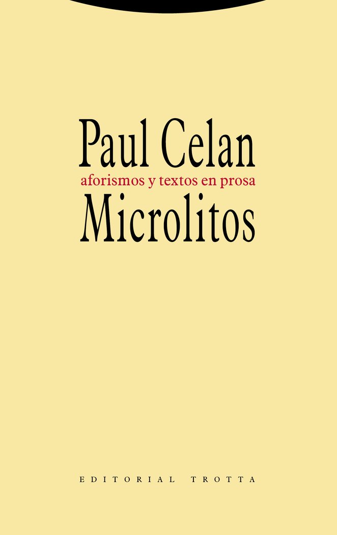 MICROLITOS, de Celan | portada del libro