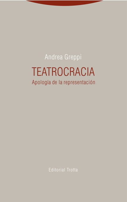 TEATROCRACIA, de Greppi | portada del libro