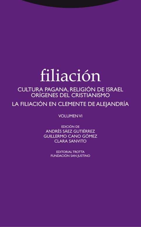 FILIACION VI, de ANDRéS SáEZ Y GUILLERMO CANO | portada del libro