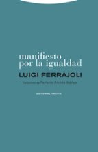 MANIFIESTO POR LA IGUALDAD, de Luigi Ferrajoli | portada del libro