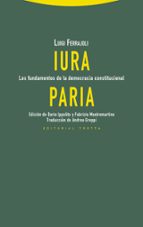 IURA PARIA, de Luigi Ferrajoli | portada del libro