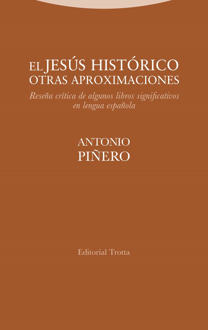 JESUS HISTORICO,EL, de Piñero | portada del libro