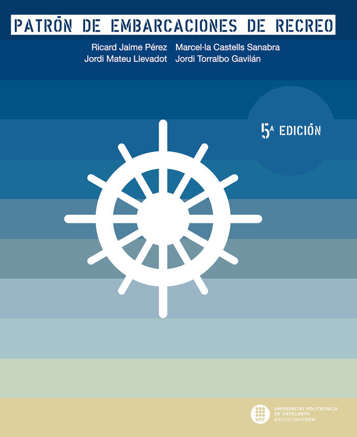 Patrón de embarcaciones de recreo, de Jaime Pérez | portada del libro