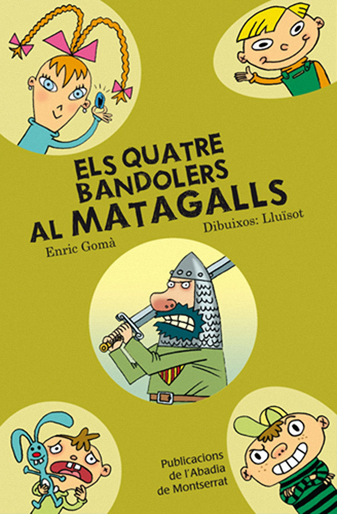 Els quatre bandolers al Matagalls, de Gomà i Ribas, Enric | portada del libro