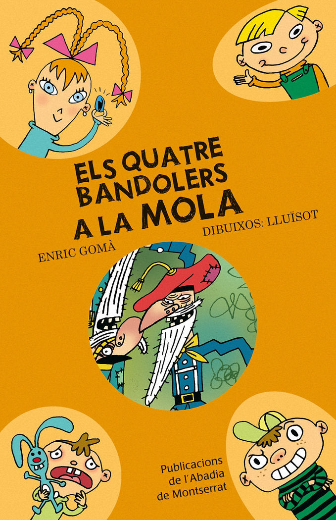 Els quatre bandolers a la Mola, de Gomà i Ribas, Enric | portada del libro