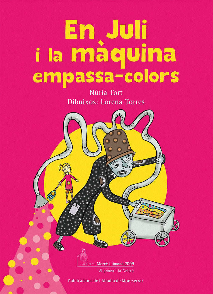 EN JULI I LA MAQUINA EMPASSA-COLORS, de TORT ARMENGOL, NURIA | portada del libro