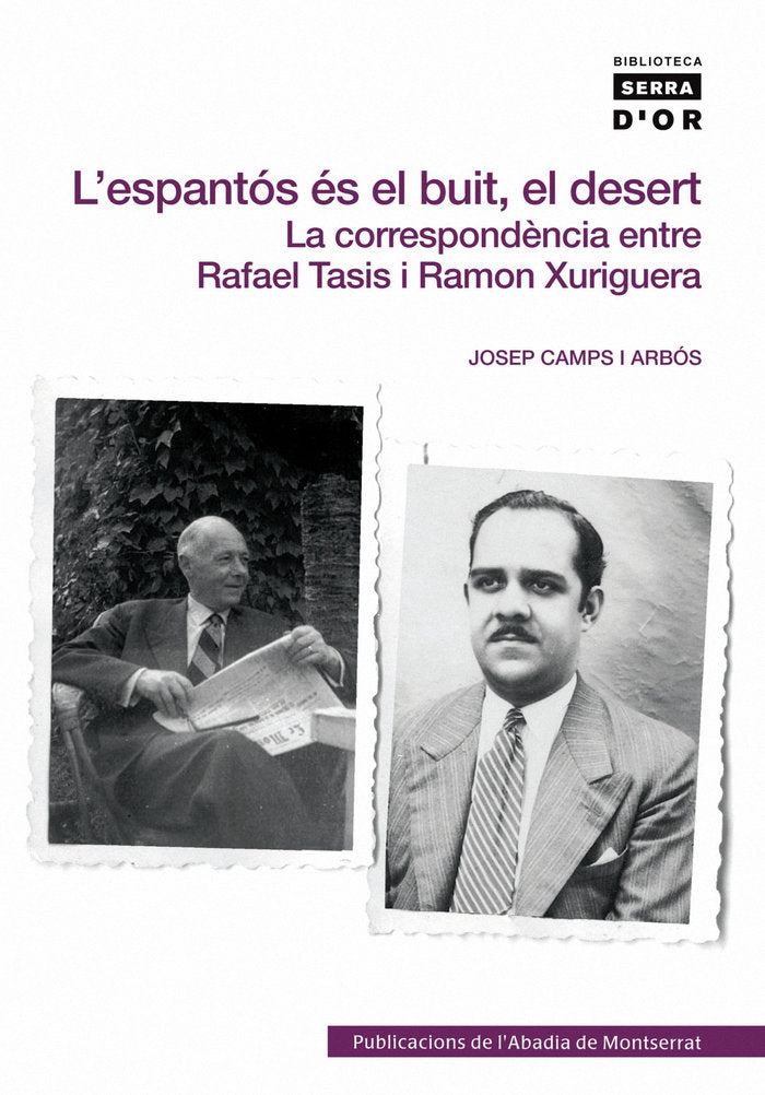 L'espantós és el buit, el desert, de Camps i Arbós, Josep | portada del libro