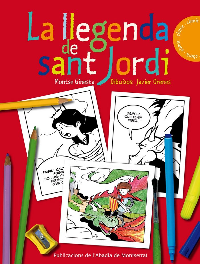 La llegenda de Sant Jordi. Quadern per pintar, de Ginesta Clavell, Montserrat | portada del libro