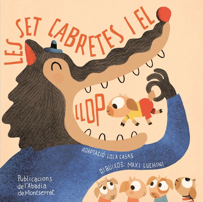 Les set cabretes i el llop, de Desconocido | portada del libro