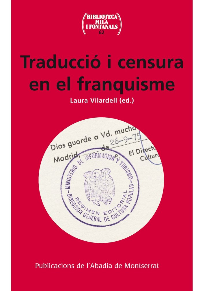 Traducció i censura en el franquisme, de Varios autores | portada del libro