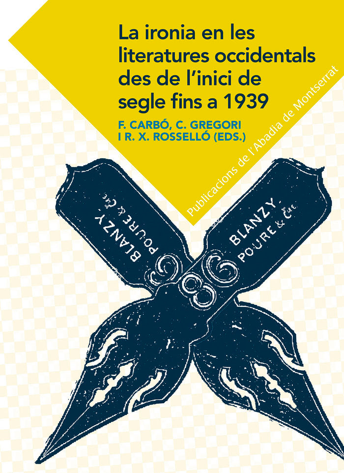 La ironia en les literatures occidentals des de l'inici de segler fins a 1939, de Varios autores | portada del libro