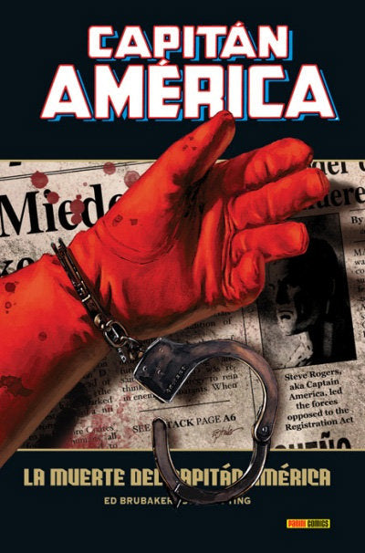 Capitán América, La muerte del Capitán América, de ED BRUBAKER#STEVE EPTING | portada del libro