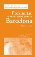 Proximitat, cultura i tercer sector a Barcelona, de Fina, Xavier | portada del libro