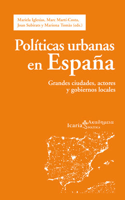 Políticas urbanas en España, de Varios autores | portada del libro