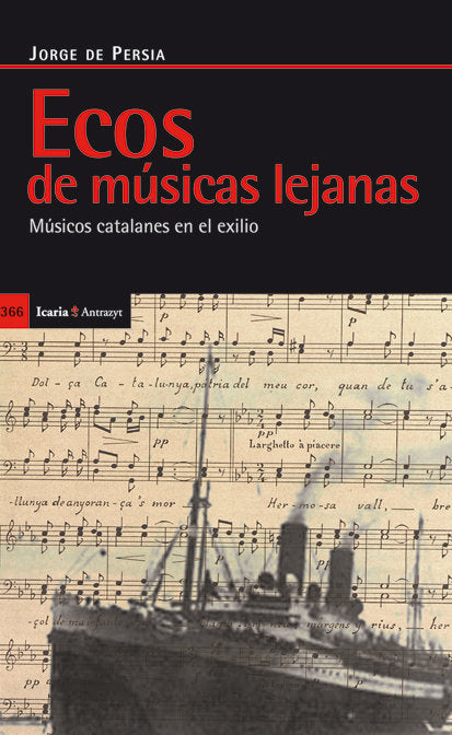 Ecos de músicas lejanas, de de Persia, Jorge | portada del libro