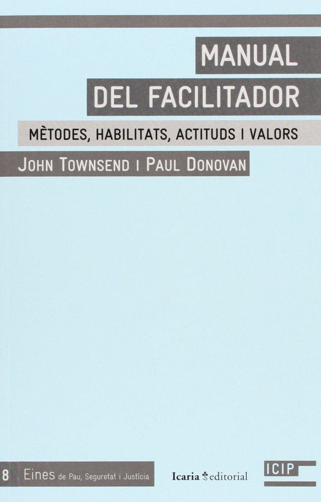 MANUAL DEL FACILITADOR, de Townsend, John | portada del libro