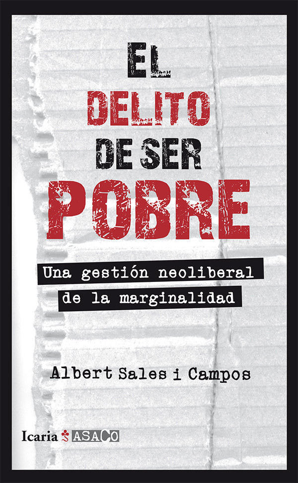 EL DELITO DE SER POBRE, de Sales i Campos, Albert | portada del libro