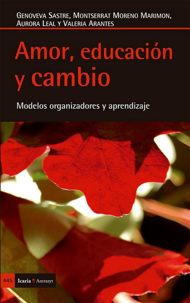 Amor, educación y cambio, de Moreno Marimon | portada del libro