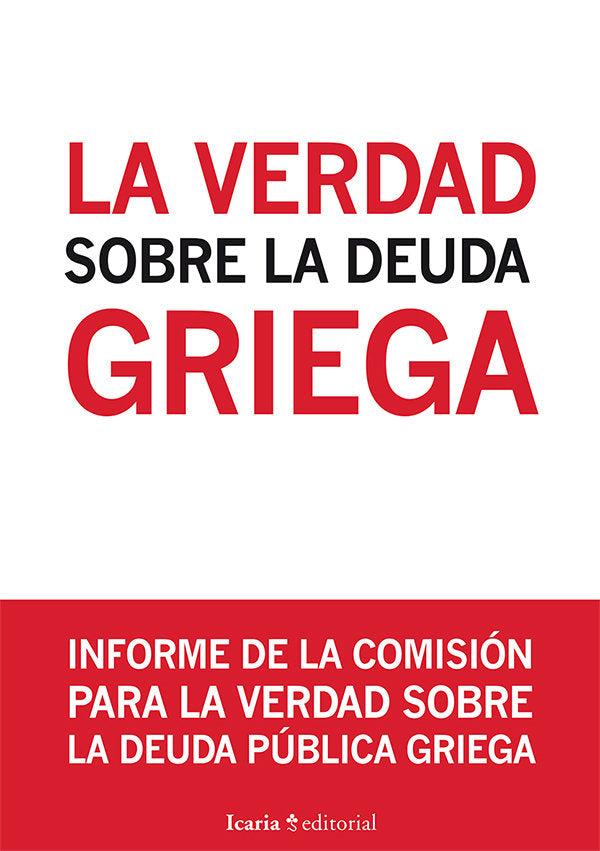 LA VERDAD SOBRE LA DEUDA GRIEGA | portada del libro