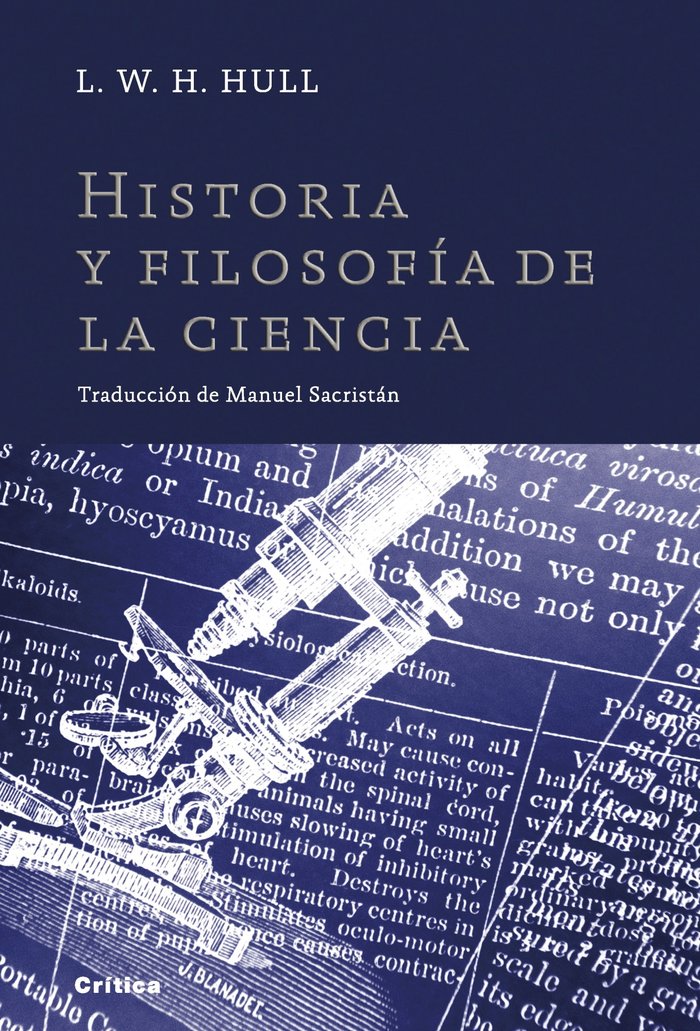 Historia y filosofía de la ciencia, de Hull | portada del libro
