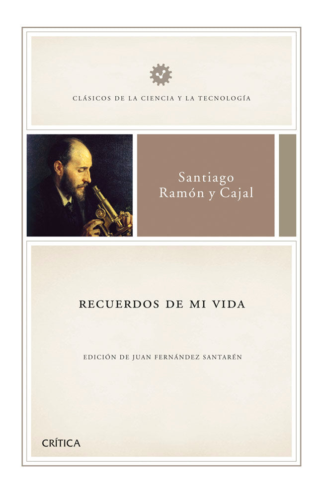Recuerdos de mi vida, de Ramón y Cajal | portada del libro