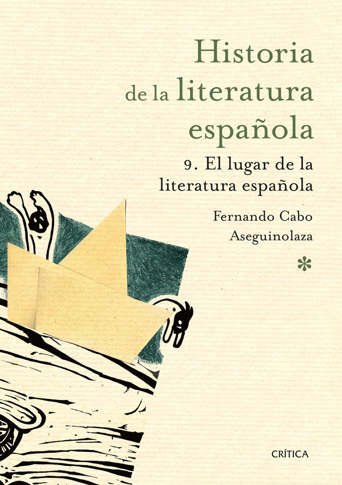 El lugar de la literatura española, de Cabo Aseguinolaza | portada del libro