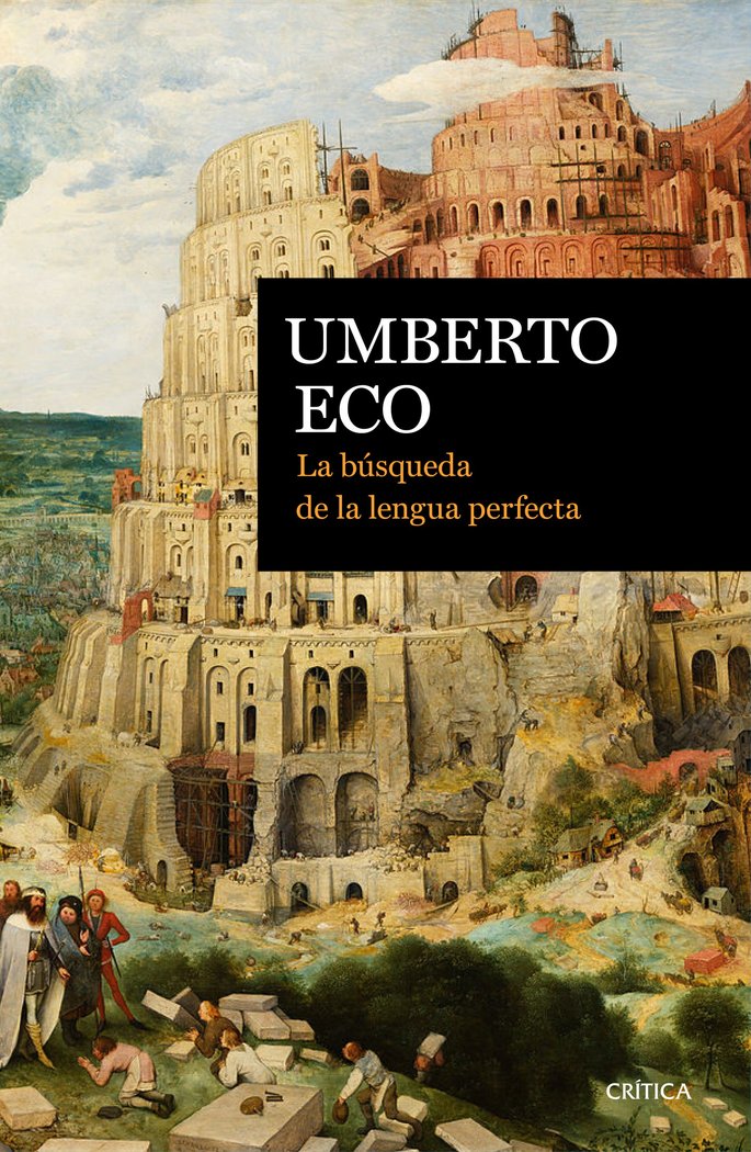 La búsqueda de la lengua perfecta, de Eco | portada del libro