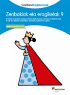 ZENBAKIAK ETA ERAGIKETAK 9 SANTILLANA KOADERNOAK, de Varios autores | portada del libro