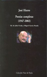 Poesías Completas (1947-2002), de Hierro | portada del libro